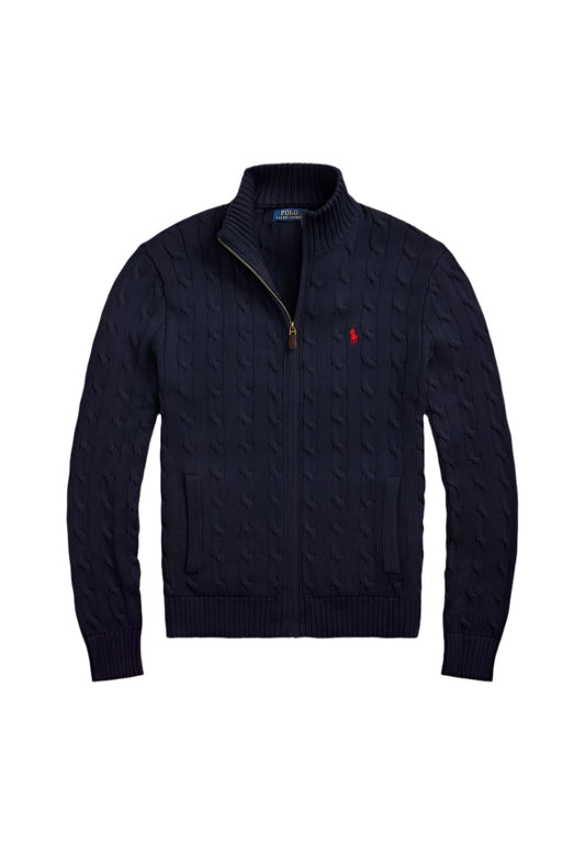 Ralph lauren cable knit quarter zip